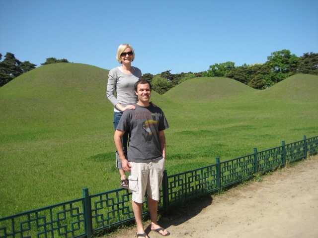 Anna and Seth at Oreung Royal Tombs